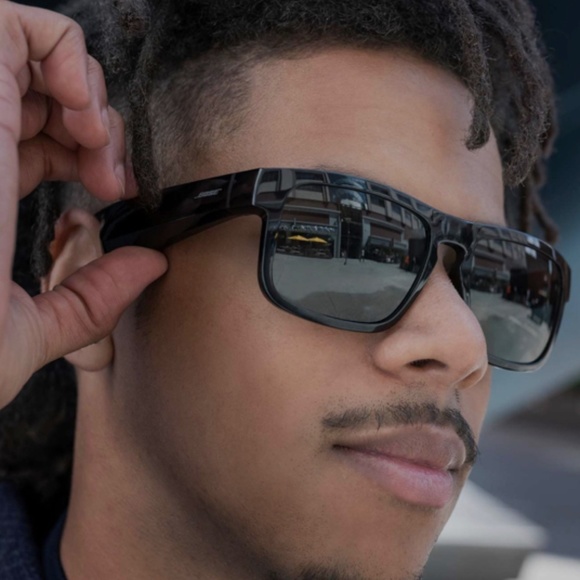 Bose Frames Tenor Min Square Audio Sungalsses (Black) - Picture 1 of 6